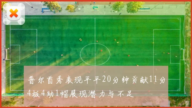 普尔首秀表现平平20分钟贡献11分4板4助1帽展现潜力与不足