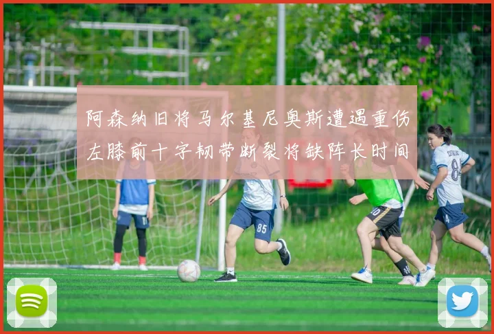 阿森纳旧将马尔基尼奥斯遭遇重伤左膝前十字韧带断裂将缺阵长时间